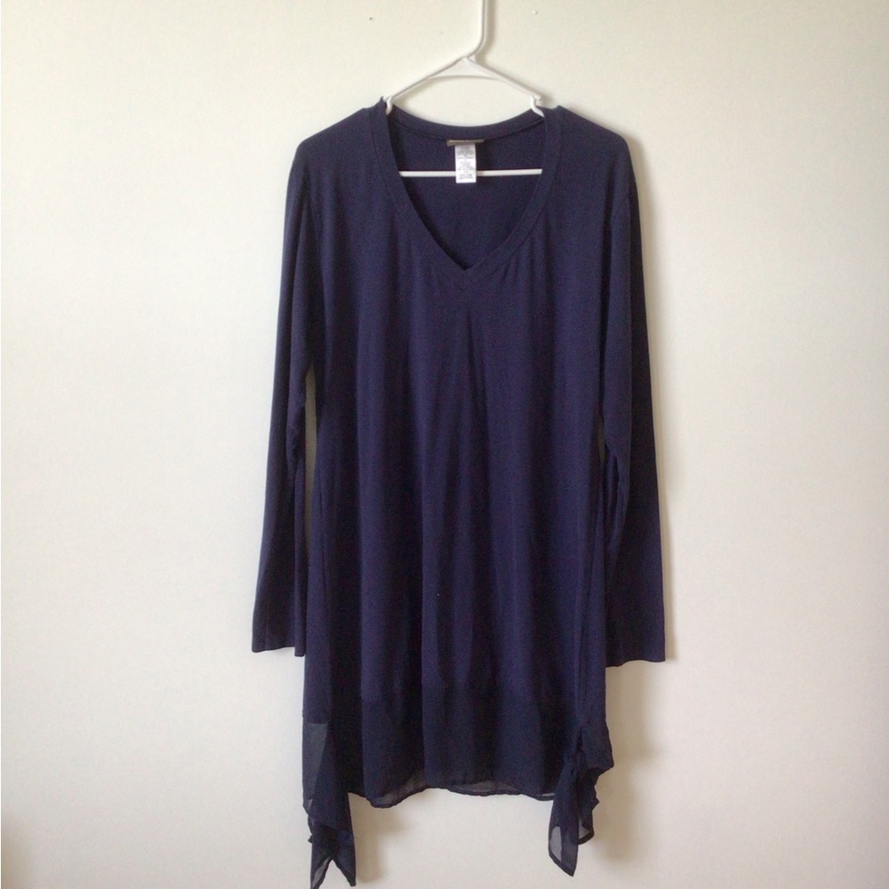Elegant Navy Blue Women's Dress